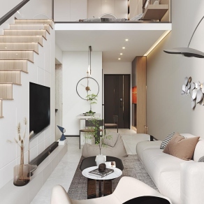 现代单身公寓3D模型下载